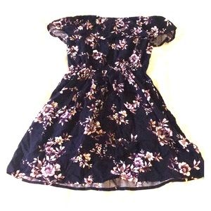 Strapless floral dress from Hollister